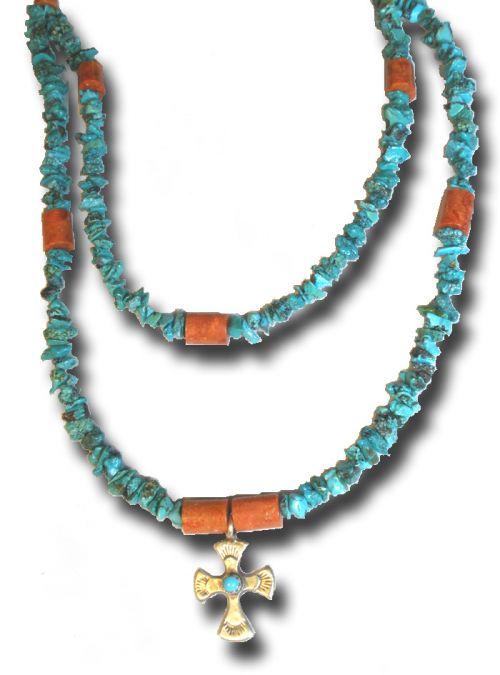 Spanish Cross Necklace Southwest Indian Foundation