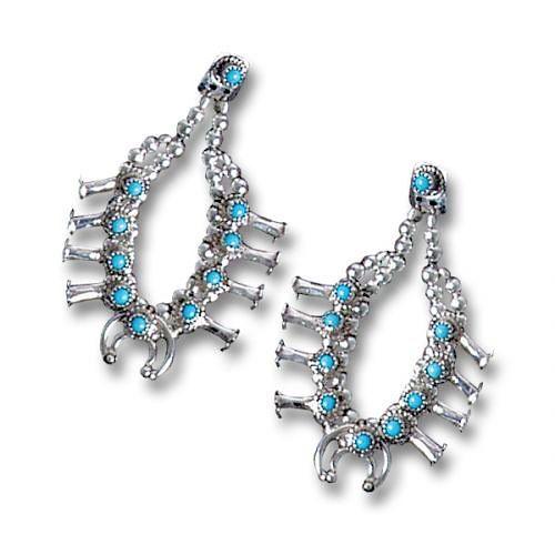 Squash Blossom Earrings Earrings Jewelry