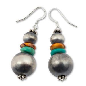 Buffalo Silver Earrings
