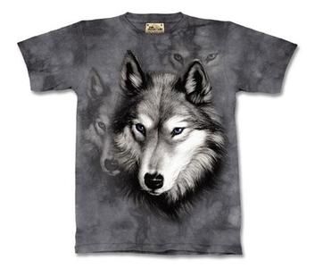 Childrens Wolf Portrait Short Sleeve T-Shirt