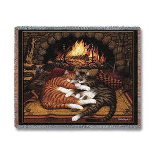 Fireside Cats Blanket