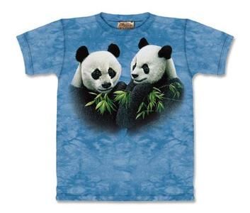 Pandas Childrens Short Sleeve T-Shirt