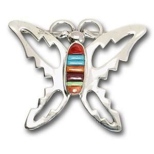 Rainbow Butterfly Pin