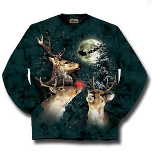 Reindeer Christmas LS TShirt