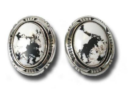 White Buffalo Earrings