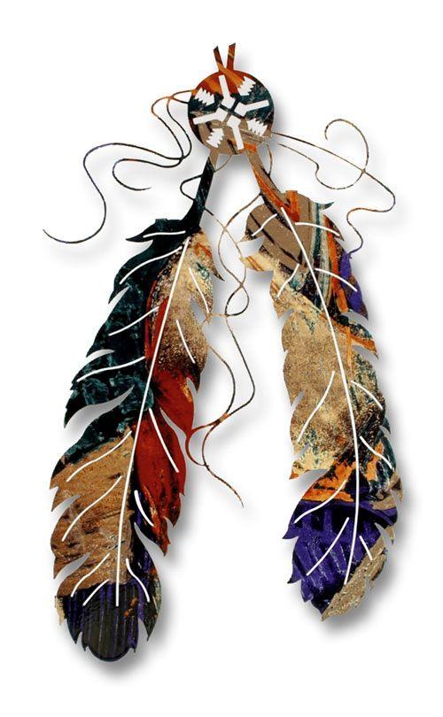 Feather Wall Hanging Miscellaneous For the Home