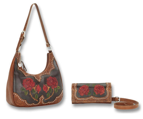 Roses Are Red Purse Wallet Cell Phone Case Set Southwest Indian Foundation 9935