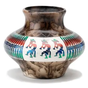 Amigos Kokopelli Vase