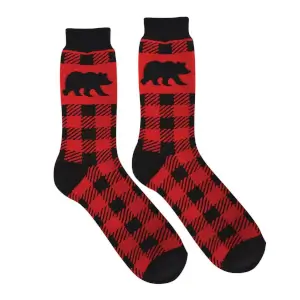 Bear Check Socks
