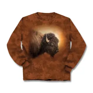 Bison Sunset Long Sleeve-T-Shirt