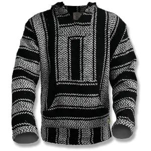 Black & White Baja Hoodie