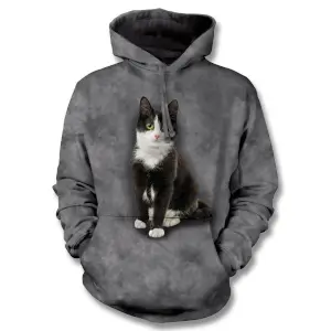 Black & White Cat Hoodie