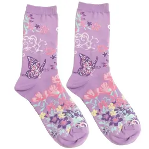 Butterfly Floral Socks
