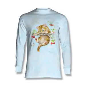 Cherry Kitten Long Sleeve T-Shirt