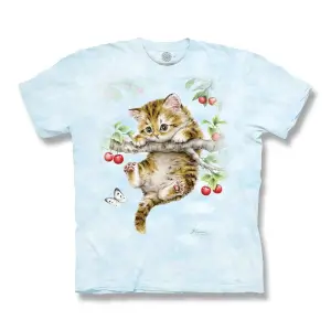 Cherry Kitten Short Sleeve T-Shirt