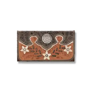 Desert Wildflower Tri-Fold Wallet