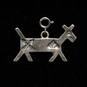 Dog Petroglyph Charm