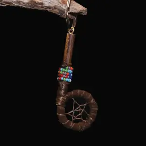 Dreamcatcher Keychain with Beading