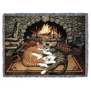 Fireside Cats Blanket
