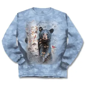 Forest Friends Bear & Birds Long Sleeve T-Shirt