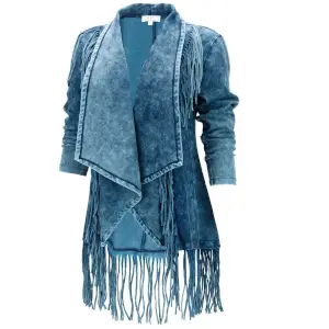 Fringed Denim Jacket