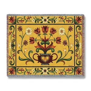Heritage Floral Blanket