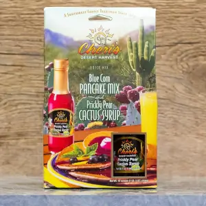 Hopi Blue Corn Pancake Mix & Prickly Pear Syrup