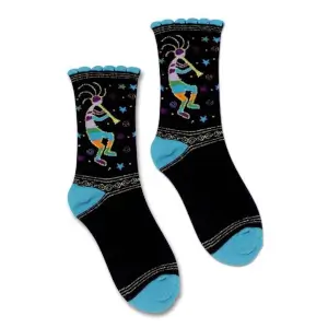 Kokopelli Gold Socks