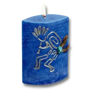 Kokopelli Petroglyph Candle