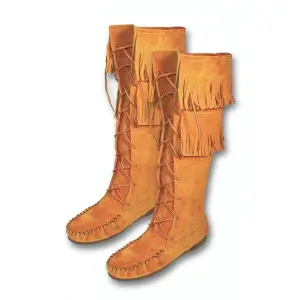 Ladies Tall Boot Moosehide Moccasins