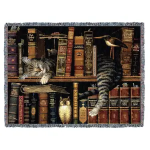Literary Cat Blanket