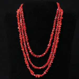 Mediterranean Coral Necklace Set