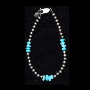 Navajo Pearls Turquoise Bracelet