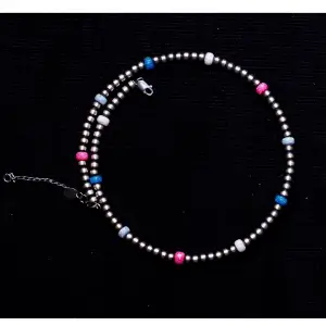 Navajo Pearls with Multi-Color Opal Choker