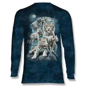 Night Tiger Collage Long Sleeve T-Shirt