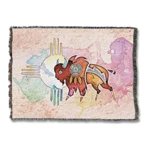 Painted Buffalo Blanket