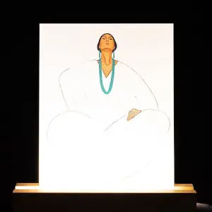 Proud Lady Acrylic Tile