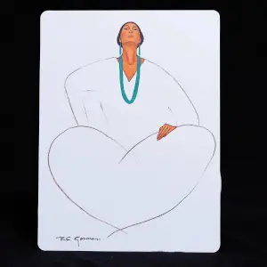 Proud Lady Placard Tile