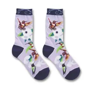 Purple Hummer Socks