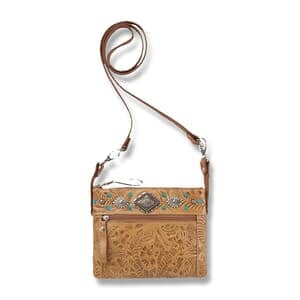Silver & Turquoise Crossbody Bag