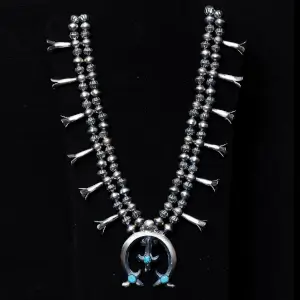 Squash Blossom Naja Necklace