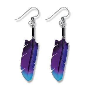 Sylph Hummingbird Feather Earrings