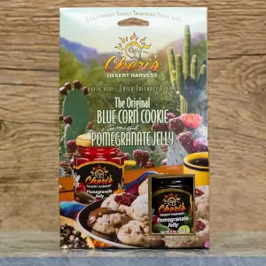 The Original Blue Corn Cookie & Pomegranate Jelly