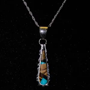 Tiger Eye Inlay Pendant