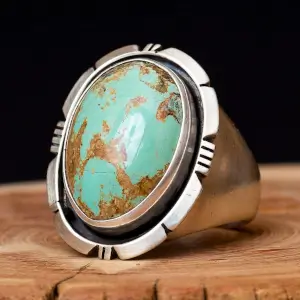 Turquoise & Silver Ring
