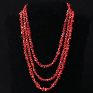 Twenty Inch Mediterranean Coral Necklace