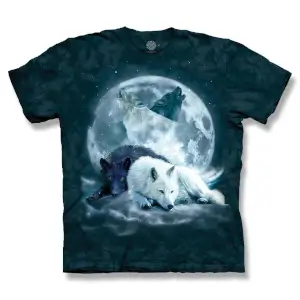 Yin Yang Wolf Mates Short Sleeve T-Shirt