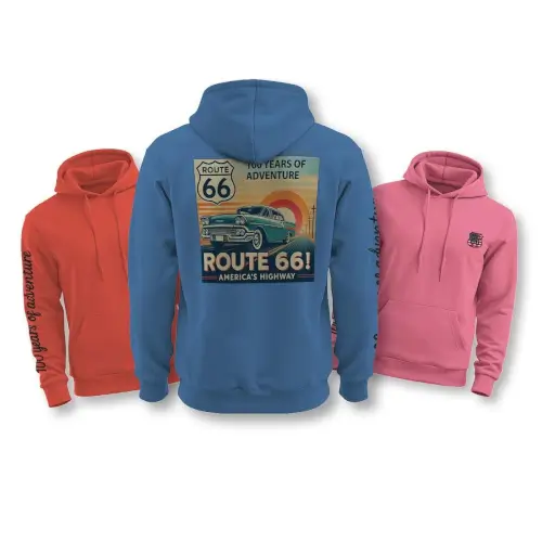 100 Years Route 66 Hoodie