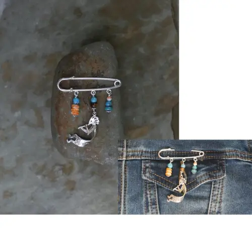 Three Dangle Charm Pin