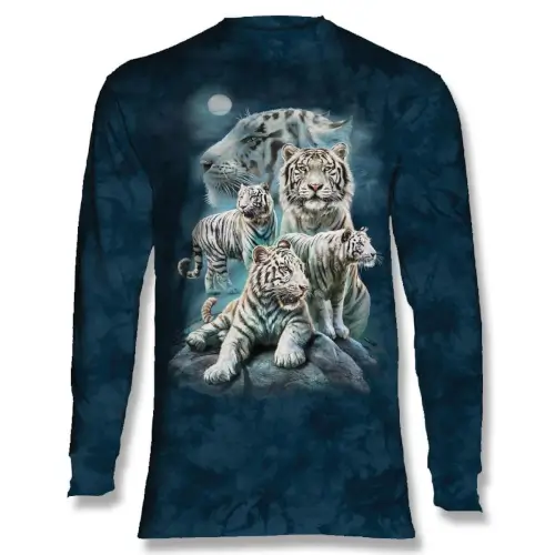 Night Tiger Collage Long Sleeve T-Shirt